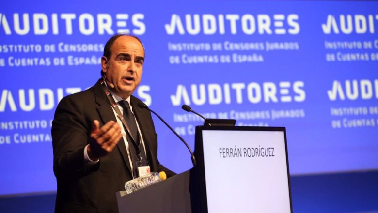 Archivo - El presidente del Instituto de Censores Jurados de Cuentas de España (ICJCE), Ferrán Rodríguez | @ICJCEAUDITORES - Archivo ep archivo el presidente del instituto de censores jurados de cuentas de espana icjce ferran