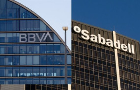 ep archivo   logos de bbva y banco sabadell