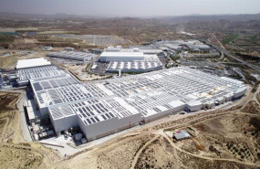 ep archivo   vista aerea del parque industrial de cosentino en cantoria almeria