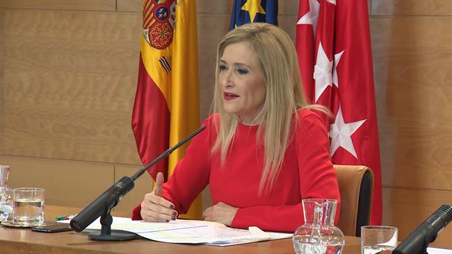 Cifuentes en la rueda de prensa posterior al Consejo de Gobierno | EUROPA PRESS ep cifuentesla ruedaprensa posteriorconsejogobierno