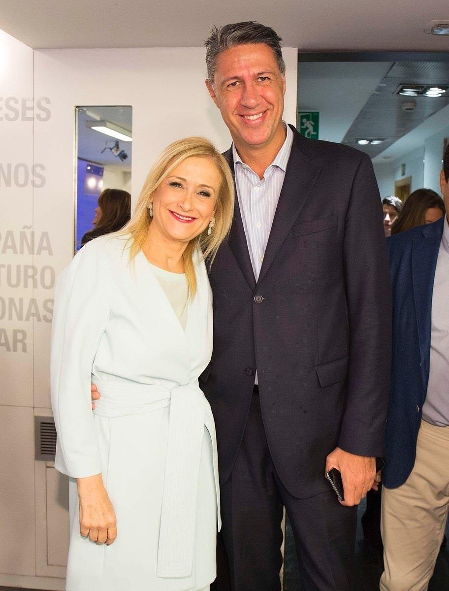 Cifuentes con Xavier García Albiol | TWITTER CRISTINA CIFUENTES ep cifuentesxavier garcia albiol