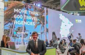 ep el ceo de w2m gabriel subias durante la feria wtm de londres