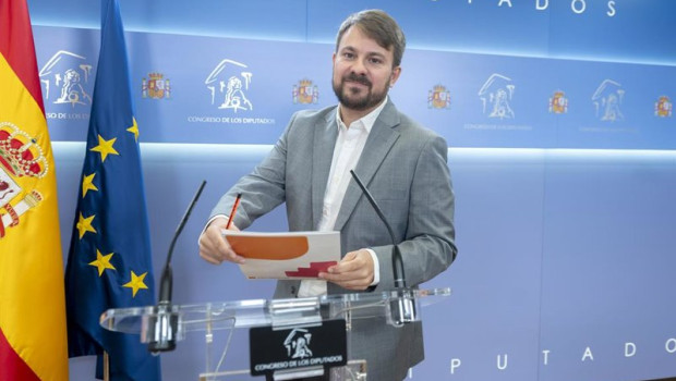 ep el diputado de compromis y portavoz adjunto de sumar en el congreso alberto ibanez durante una