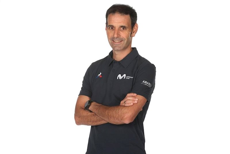ep el exciclista espanol patxi vila tras fichar por el movistar team