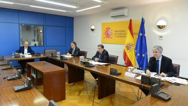 ep el ministro de agricultura pesca y alimentacion luis planas se reune por videoconferencia con