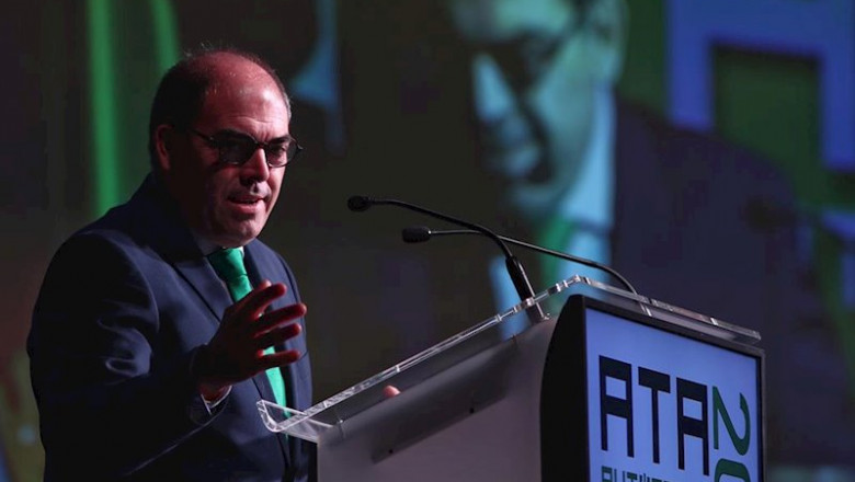 El presidente de la Asociación de Trabajadores Autónomos (ATA), Lorenzo Amor, interviene en la clausura de la Asamblea de elecciones de la Asociación de Trabajadores Autónomos, en Madrid (España), a 9 de marzo de 2020. | Eduardo Parra - Europa Press ep el presidente de la asociacion de trabajadores autonomos ata lorenzo amor interviene en la