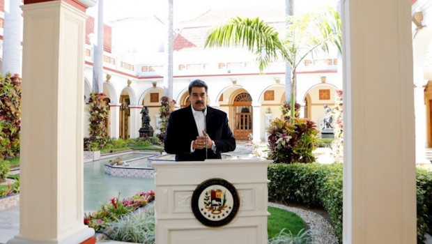 ep el presidente de venezuela nicolas maduro durante una comparecencia celebrada en el palacio de
