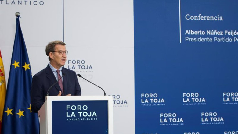 ep el presidente del partido popular pp alberto nunez feijoo participa este viernes en el foro la ep el presidente del partido popular pp alberto nunez feijoo participa este viernes en el foro la