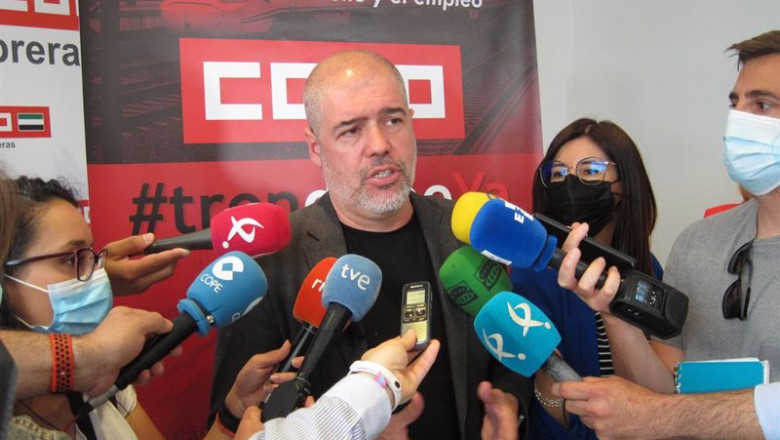 El secretario confederal de CCOO, Unai Sordo, en declaraciones a los medios en una imagen de archivo. | EUROPA PRESS ep el secretario confederal de ccoo unai sordo en declaraciones a los medios en una imagen de