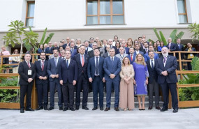 ep foto de familia durante la segunda jornada del vii foro iberoamericano de la mipyme en el hotel