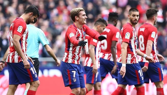 Griezmann celebra un gol con el Atlético de Madrid | ÁNGEL GUTIÉRREZ ep griezmann celebragolatleticomadrid 20180214182402