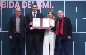 ep i d el secretario general de ccoo unai sordo el presidente del gobierno pedro sanchez la