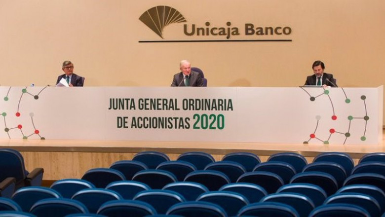 ep imagen de archivo de la junta general de accionistas de unicaja banco celebrada el 29 de abril de ep imagen de archivo de la junta general de accionistas de unicaja banco celebrada el 29 de abril de