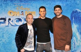 ep iniesta pique y busquetsdisney on ice