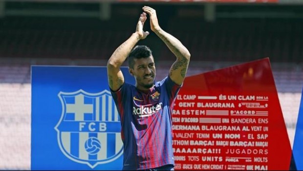 ep jugadorfc barcelona paulinho enpresentacioncamp nou