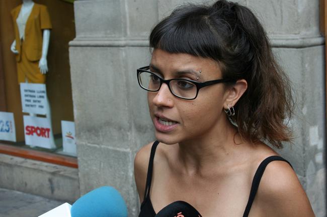 La concejal de la CUP en el Ayuntamiento de Barcelona Maria Rovira. | EUROPA PRESS ep la concejalla cupayuntamientobarcelona maria rovira
