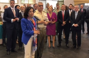 ep la ministra de defensa en funciones margarita robles en el acto del 99 aniversario de la legion