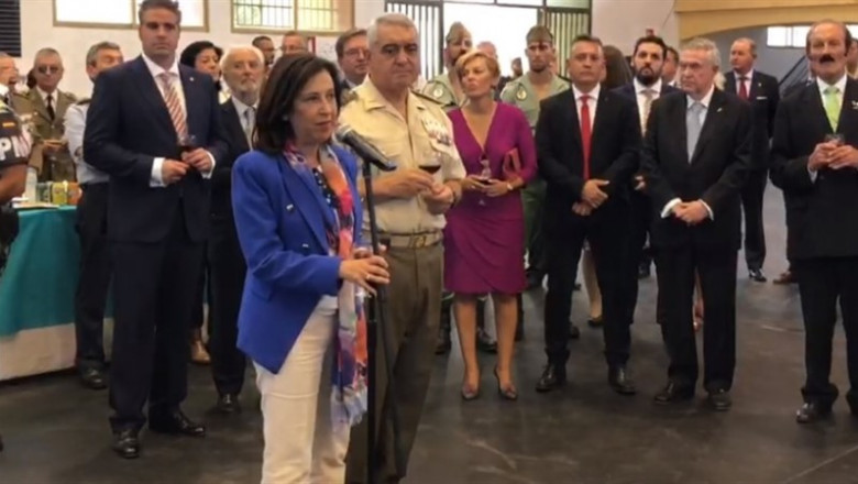 ep la ministra de defensa en funciones margarita robles en el acto del 99 aniversario de la legion