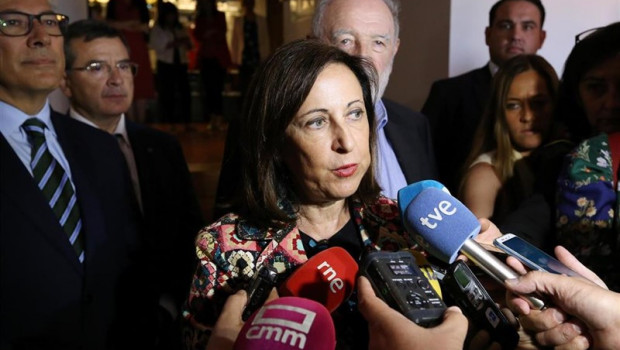 ep la ministra de defensa en funciones margarita robles ofrece declaraciones a los medios de