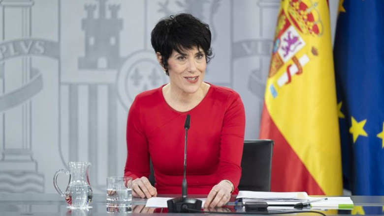 ep la ministra de inclusion seguridad social y migracioneas y portavoz del gobierno elma saiz en la