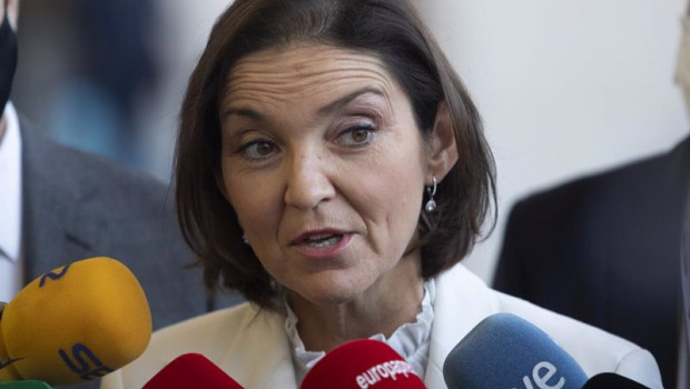ep la ministra de industria comercio y turismo reyes maroto a 12 de noviembre de 2021 en sevilla