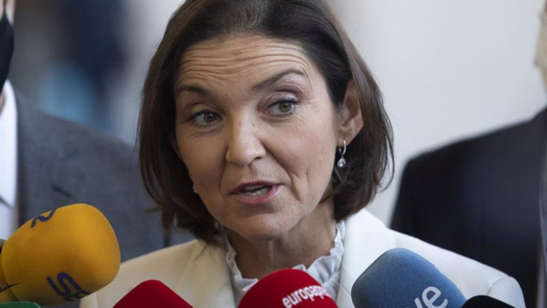La ministra de Industria, Comercio y Turismo, Reyes Maroto. A 12 de noviembre de 2021, en Sevilla (Andalucía, España). | María José López - Europa Press ep la ministra de industria comercio y turismo reyes maroto a 12 de noviembre de 2021 en sevilla