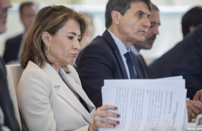 ep la ministra de transportes movilidad y agenda urbana raquel sanchez i durante el desayuno
