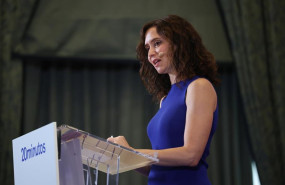 ep la presidenta de la comunidad de madrid isabel diaz ayuso este jueves durante el ciclo el pulso