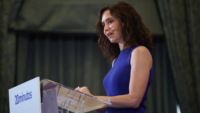 ep la presidenta de la comunidad de madrid isabel diaz ayuso este jueves durante el ciclo el pulso