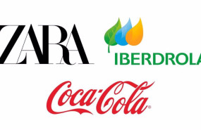 ep logos de zara iberdrola y coca cola