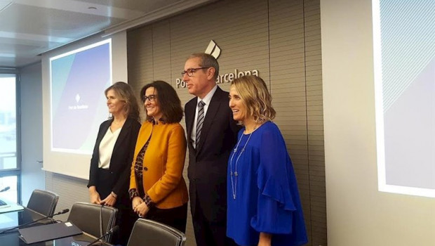 ep miriam alaminos merc conesa jose alberto carbonell y nuria burguera puerto de barcelona