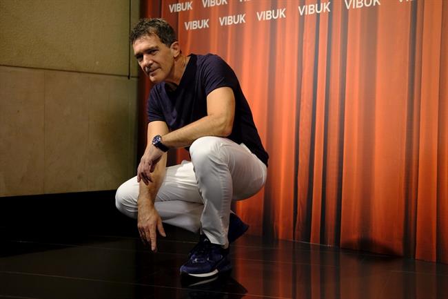 Photocall con Antonio Banderas para presentar la plataforma VIBOK | EUROPA PRESS ep photocallantonio banderaspresentarplataforma vibok