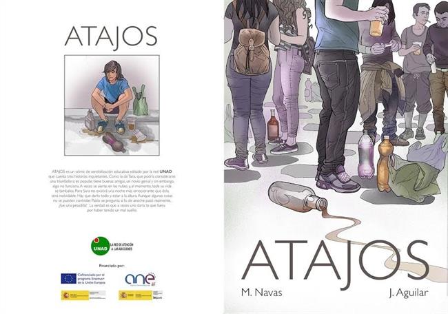 Portada del cómic 'Atajos', nuevo proyecto de la red de Atención a las Adiccione | RED DE ATENCIÓN A LAS ADICCIONES, UNAD ep portadacomic atajos nuevo proyectola redatencionlas adiccione
