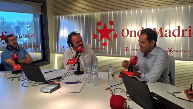 El portavoz de Ciudadanos en la Asamblea, Ignacio Aguado, en Onda Madrid | CIUDADANOS MADRID ep portavozciudadanosla asamblea ignacio aguado en onda madrid
