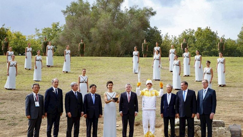 ep thomas bach preside el encendido de la llama olimpica de pyeongchang 2018 ep thomas bach preside el encendido de la llama olimpica de pyeongchang 2018