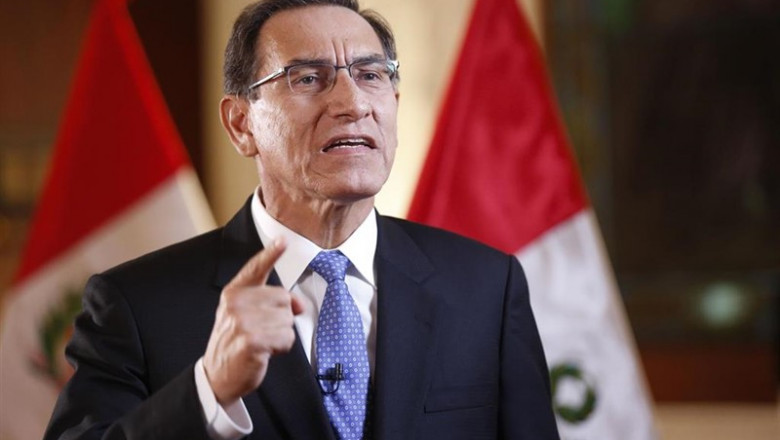 Martín Vizcarra, presidente de Perú. | PRESIDENCIA DE PERÚ - Archivo ep vizcarra criticacongreso peruanoarchivarproyectoleyinmunidad parlamentaria