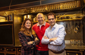 ep araceli jaliff y ernesto messina directores de foodsat y antonio campillo ceo de dimasa