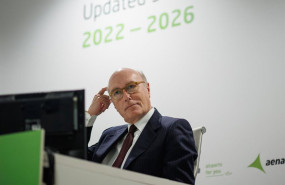 ep archivo el vicepresidente ejecutivo de aena javier marin durante una rueda de prensa en el ep archivo el vicepresidente ejecutivo de aena javier marin durante una rueda de prensa en el