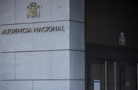 ep archivo   entrada a la audiencia nacional en madrid espana