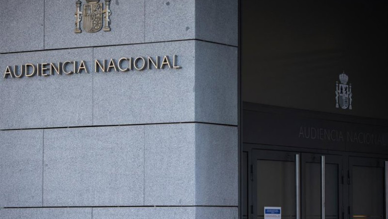 ep archivo   entrada a la audiencia nacional en madrid espana