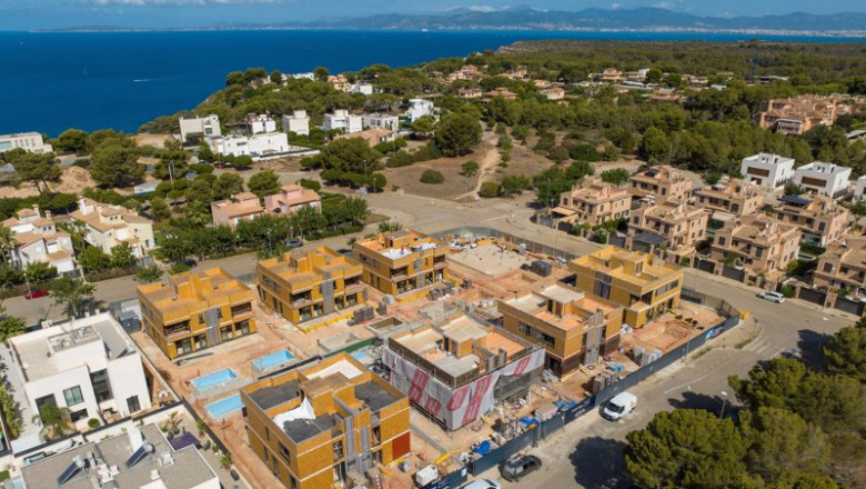 ep archivo viviendas en construccion de la promocion eneida views de aedas homes en mallorca ep archivo viviendas en construccion de la promocion eneida views de aedas homes en mallorca