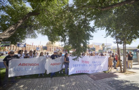 ep concentracion de trabajadores de abengoa