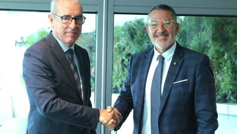 ep el conseller miquel smper junto al presidente del puerto jose alberto carbonell ep el conseller miquel smper junto al presidente del puerto jose alberto carbonell