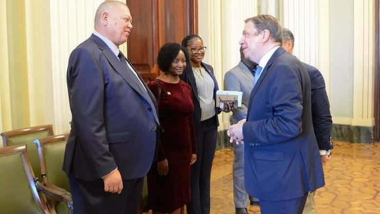 ep el ministro de agricultura pesca y alimentacion luis planas se reune con el titular de pesca y