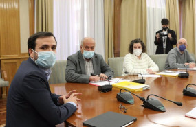 ep el ministro de consumo alberto garzon i preside una reunion con representantes de la coordinadora