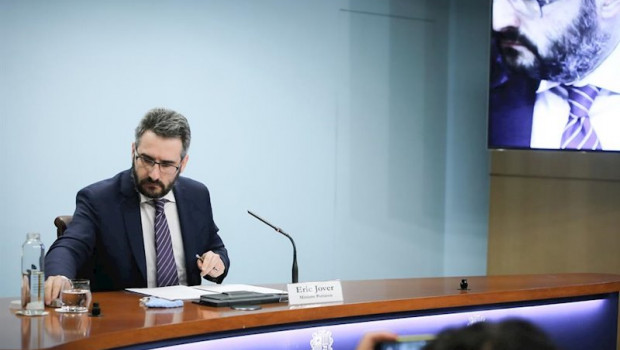 ep el ministro de finanzas y portavoz eric jover este miercoles