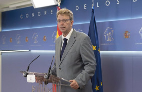 ep el portavoz del pdecat en el congreso ferran bel interviene en una rueda de prensa