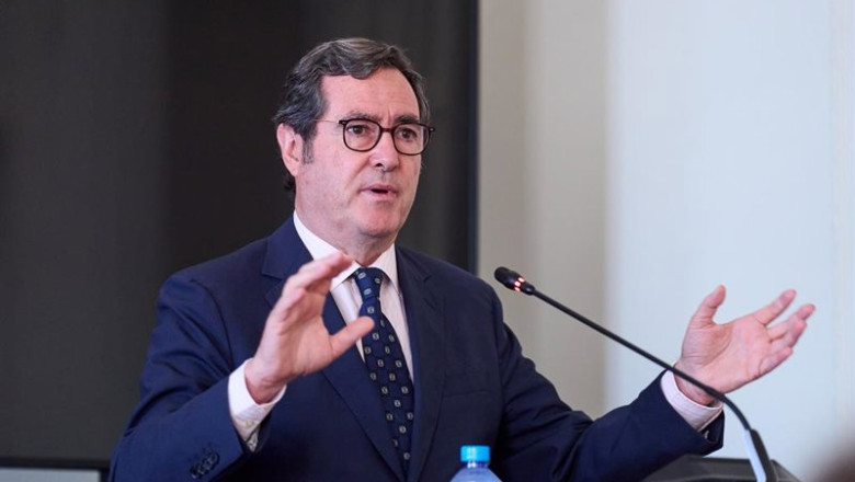 ep el presidente de la ceoe antonio garamendi la semana pasada en santander