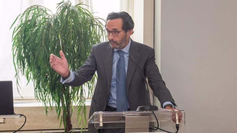ep el presidente de la mutualidad de la abogacia enrique sanz fernandez lomana interviene durante un ep el presidente de la mutualidad de la abogacia enrique sanz fernandez lomana interviene durante un
