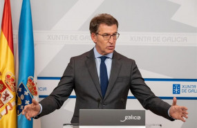 ep el presidente de la xunta alberto nunez feijoo en la rueda de prensa tras el consello de la xunta